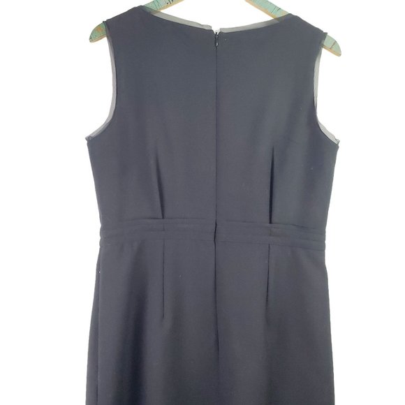 Ann Taylor LOFT Black Sleeveless Sheath Dress Size S - Picture 4 of 10